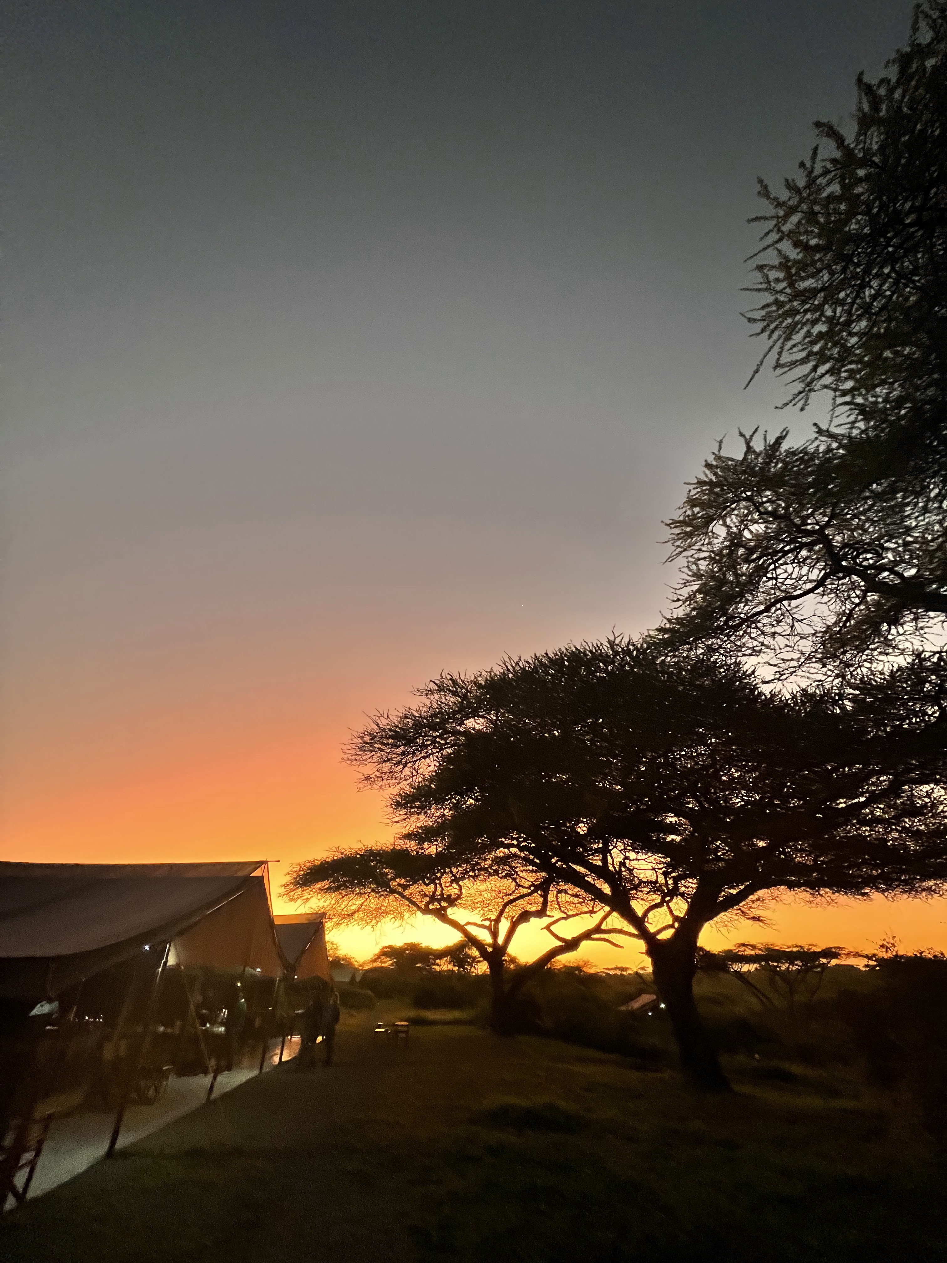 Sunset over Tanzania
